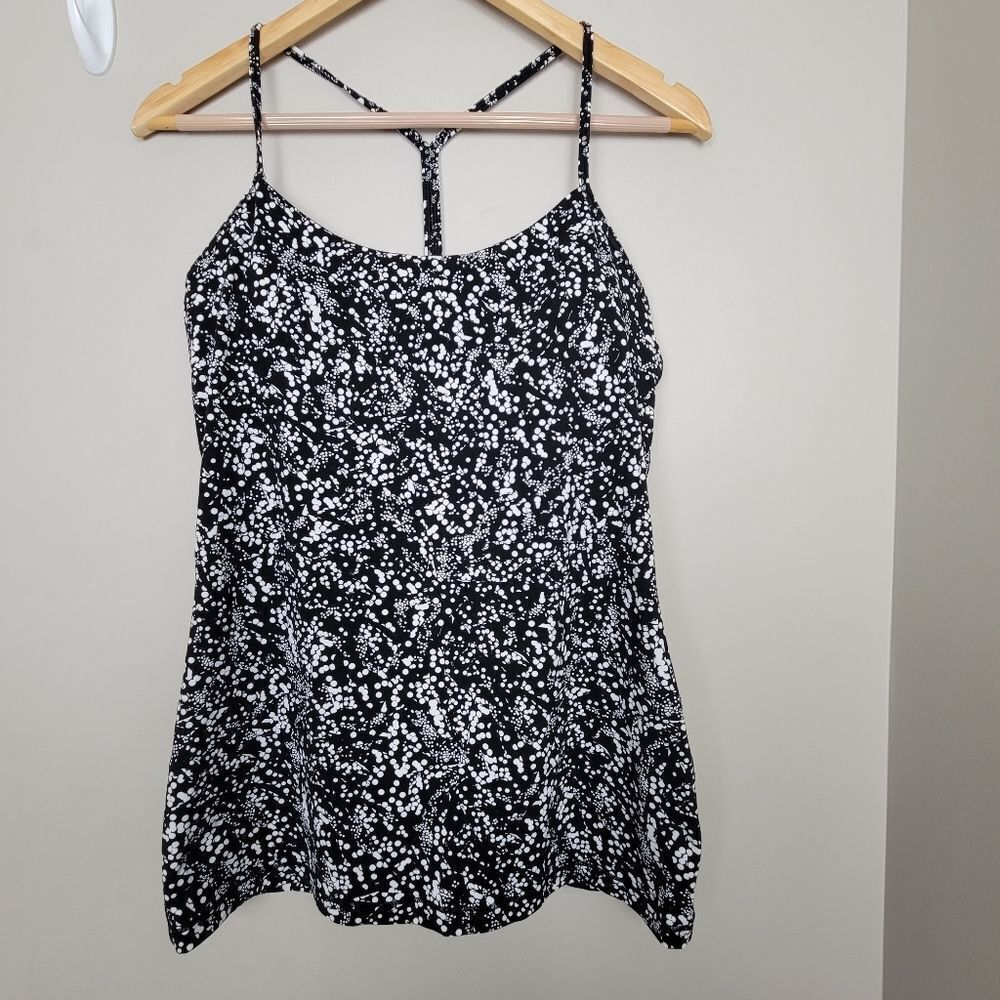 Lululemon PowerāPose Tank Chirasu Black Black 10